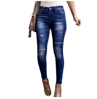 China Wholesale Breathable Women Line Wash Pencil Pants High Stretchy Waist Hollow Out Jeans for sale