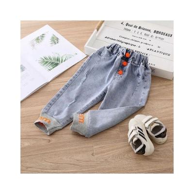 China Loose Girls Jeans Supplier Factory New Product Denim Pants Children's Skirts for sale