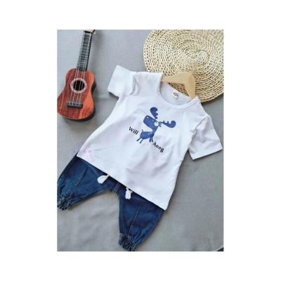 China High Quality Breathable Most Popular Boys Solid Color Boy Graphic T-shirt Children's Clothing for sale