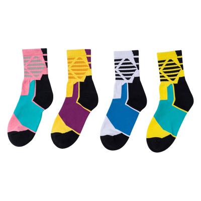 China Wholesale Eco-Friendly Breathable Athletic Custom With Terry Tube Sports Colorful Women Men Socks for sale