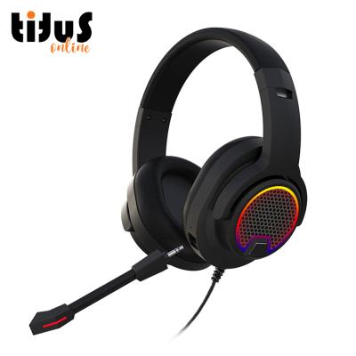 China Perfect Noise S3A Removeable With BT Adapter Wired Microphone Headset Earbuds RGB Backlit Gaming Earphone With Microphone for sale