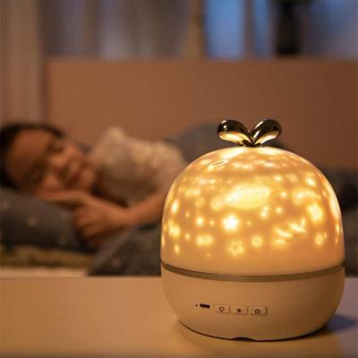 China MB8C Contemporary Magic Box Music Atmosphere Light Led Starry Night Light Projector 3D Night Light Lamp Base for sale