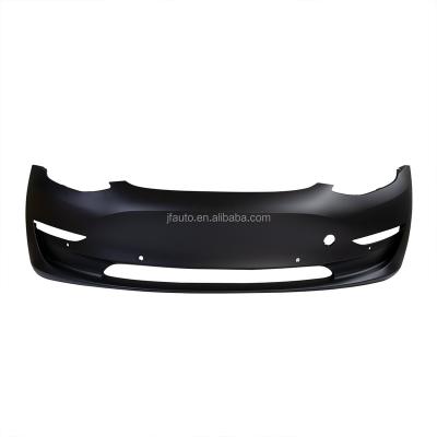 China Auto Industry Newcomer Car Parts Body Kit PP Front Bumper For Tesla Model 3 for sale