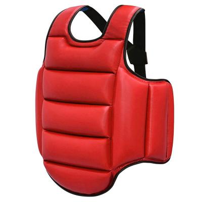 China Eco-friendly Hot Selling Training Thick Boxing Body Protector Muttahida Majlis-e-Amal Protectors Karate Sports Boxing Chest Guard for sale