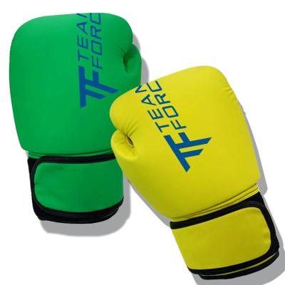 China Comfortable Factory Logo Winning Training Leather Boxing Professional Custom Gloves for sale