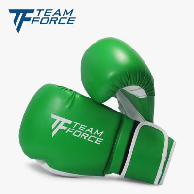 China Comfortable Fitness Bodybuilding PU Leather Boxing Gloves Custom Logo for sale