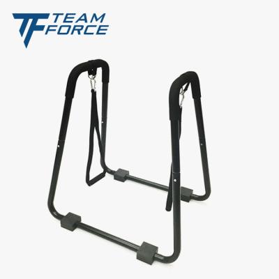 China Stable Dip Bar Stand Station Stabilizer Parallette Bar Raise Stand Equalizer Bar For Sport Gym Home Workout for sale