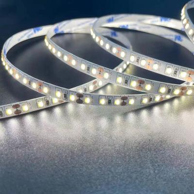 China Hotel SMD 2835 LED STRIP 2CCT Dual Warm White / Cool White DC12V LIGHT 2700-6500K 120LED/M for sale