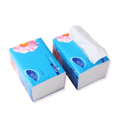 China 4ply High Quality Eco-friendly Facial Tissue 480 Sheets Soft Pack Pumping Paper No Bleach / No Fluorescent / No Paper Scraps for sale