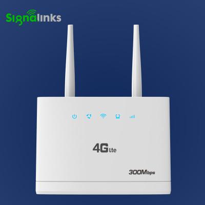 China 300mbps Wifi Router 3G 4G Lte Home CPE Wifi Router Wireless Modem With Sim Card Slot for sale