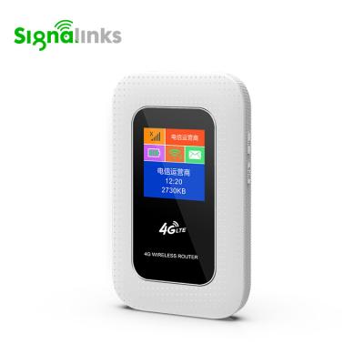 China Signalinks CAT4 4g pocket wifi router access global network 4g lte portable home wireless router for sale