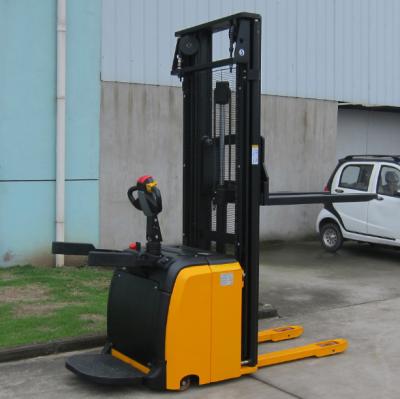 China reach stacker standing electric stacker operated pallet for sale 60/190/1150 mm for sale