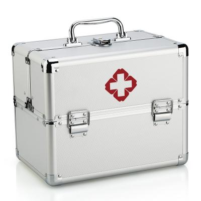 China Fashion Medical Equipment Metal First Aid Box Empty Large First Aid Box Organizer for sale