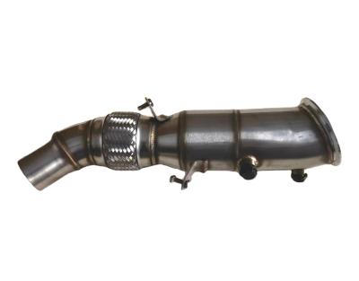 China 200cell catted N20 330I downpipe 328ix 328i F30 320i 320ix F30 F31 F34 2.0L LOW tube N20 turbo pipe 2012+ 4