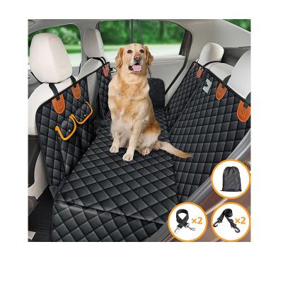 China 100% Waterproof Non-slip Rubber Goods Waterproof Pet Dog Hammock Car Seat Protector Pet Dog Car Dog Cover PVC Mesh Car Dog Seat Cover for sale