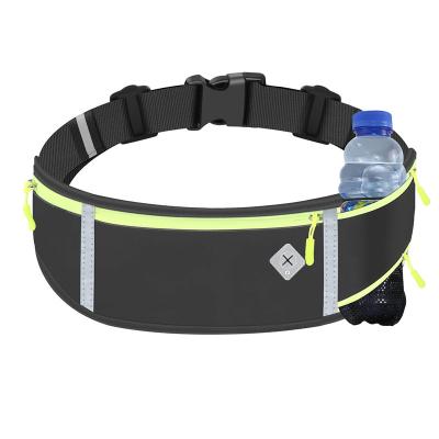 China Water Proof Ultra-thin Waterproof Running Fanny Pack Waist Bag Phone Holder Waist Bag Suitable For Rider Cycling Unisex Water Bottle Bag for sale