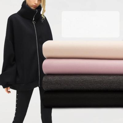 China Heavy Memory Foam 70% Polyester 30% Cotton 4 Way Stretch Fabric For Hoodies Coat for sale