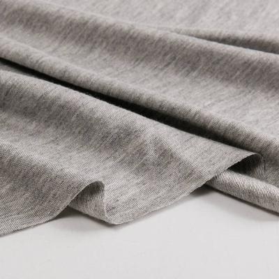 China Knit Plain Dyed Jersey Stretch 95% Rayon 5% Spandex Fabric For Garment for sale