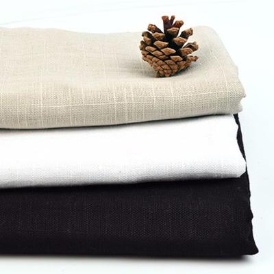 China 16s 100% Pure Slub Woven Linen Pants Table Fabric for sale