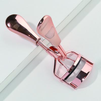 China LOW MOQ 2021 Non-Specific Wholesale Silicone Eyelash Curler With Comb Rose Gold Black Silver Color Eyelash Curler OEM for sale