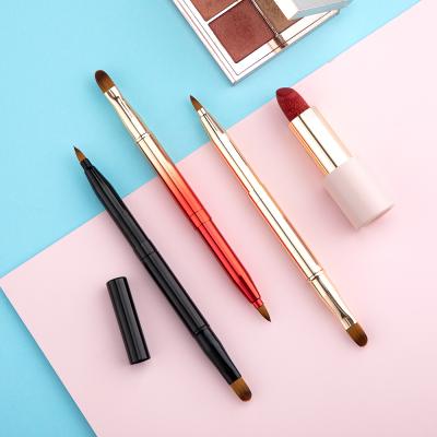 China Angular Blush Popular Single Lip 1pcs Cosmetic Brush High Quality Synthetic Hair Makeup Brush Wholesale Private Label for sale