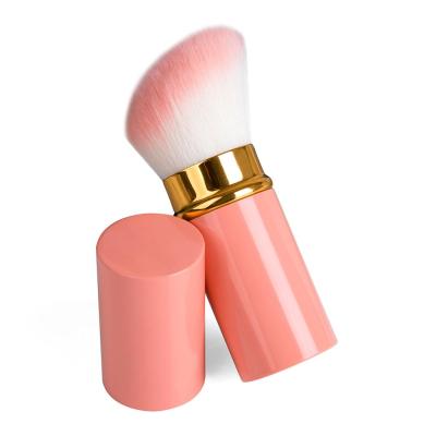 China Angular Blush New Wholesale High Quality Soft Hair Brush Kabuki Retractable Brush Angled Cosmetic Powder Brush for sale