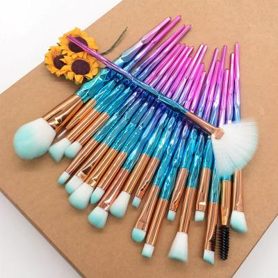 China Hot Sale 20pcs Synthetic Soft Hair Eye and Lip Makeup Tools Eyeshadow Concealer Brush Brush Makeup Brush Set for sale