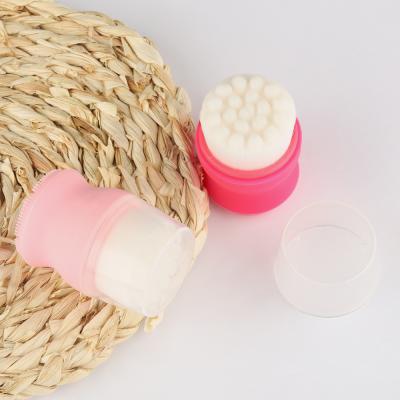 China Silicone Facial Cleansing Brush Comfortable Touching Silicone Exfoliating Skin-friendly Facial Cleansing Brush for sale