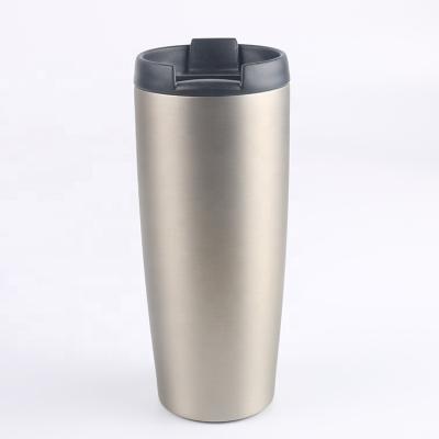 China Eco-friendly 400ml Metal Stainless Steel Double Wall Coffee Mug Thermal Thermos for sale