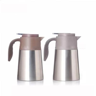 China Large Capacity 1.2L Stainless Steel Vacuum Kettle Durable Classic Coffee Pot With Handle for sale