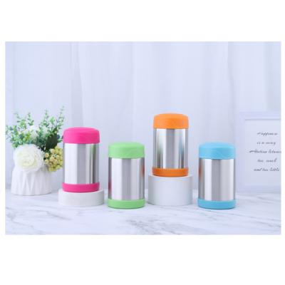 China Food Safety 450ml Heatable Vacuum Insulated Thermos Stainless Steel Kids Food Soup Lunch Box Container for sale