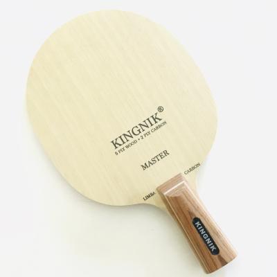 China KINGNIK PING PONG BLADE PEN HOLDER CS HANDLE MASTER SERIES (5PLY WOOD+2PLY CARBON) for sale