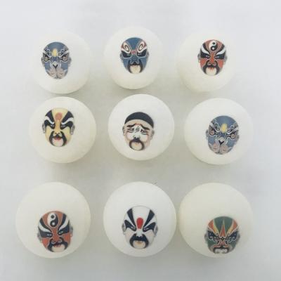 China ABS Plastic Printing Colorful Pattern Table Tennis Balls (Any Design) for sale