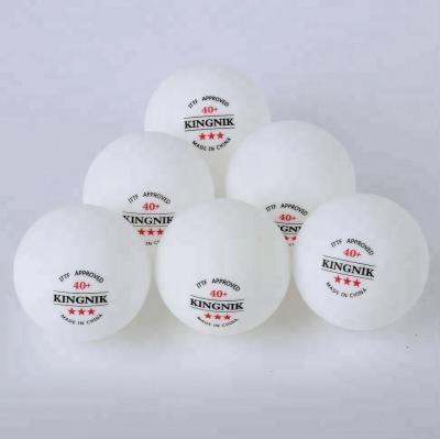 China Plastic PU ITTF Approved 40+ 3 Star Plastic Table Tennis Ball (Seamless, Competition Quality) for sale