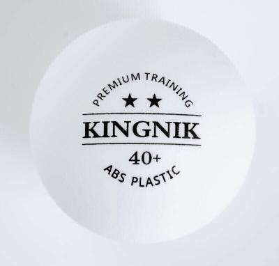 China KINGNIK 2 plastic star premium training table tennis ball (quality ping pong ball) for sale