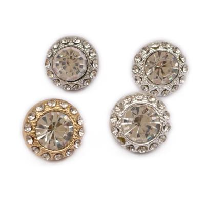 China Diamond Shank Button Sew On New Design High Quality Metal Zinc Alloy Button For Lady Garment for sale