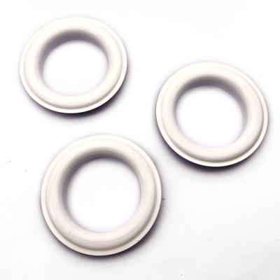 China Good Factory Top Selling Quality Nickel Free Round White Grommets Custom Size and Color for sale