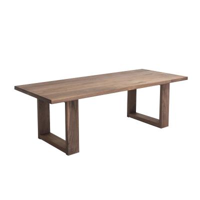 China Nordic Rectangle Dining Table Rectangle Style Household Solid Wood Dining Table for sale