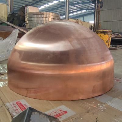 China Pit Bowl fire; Decoration Copper Ball Sphere Metal Hemisphere Half Cavity Ball for sale