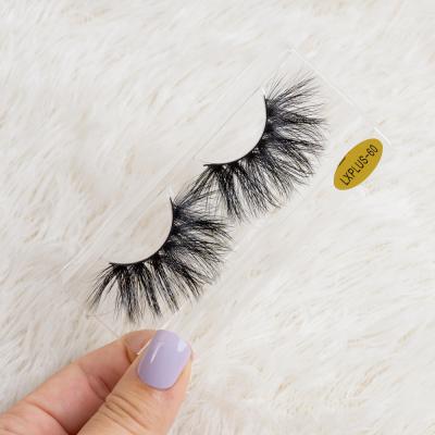 China 25-30 Times Wholesale 3D Lashes Full Strip Lashes 25mm Mink Eyelash 100% Mink Lashes 3d Fluffy Eyelashes Seller for sale