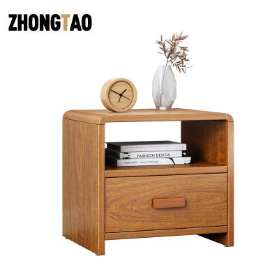 China Solid Wood Drawer Wholesale Goods Storage Shelf Holder Bedside Nightstand Bedside Side Table for sale