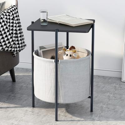 China Best Price Extendable Modern MDF E1 Canvas Contracted Design End Tables Sofa Side Table for sale