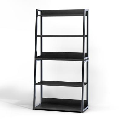 China Waterproof Vintage Children Ladder Storage Shelf Book Shelves Industrial Book Rack Bookcase for sale