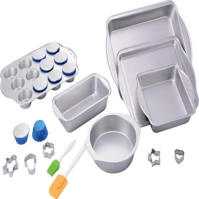 China K-554 25pcs Sustainable Carbon Steel Non-Stick Bakeware Sets with Baking Tools with Spatula for sale