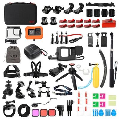 China Hero11 Accessories 72-in-1 Action Camera Accessory Bundle For Black Go Insta360 DJI AKASO Pro Hero11 APEMAN Campark SJCAM for sale