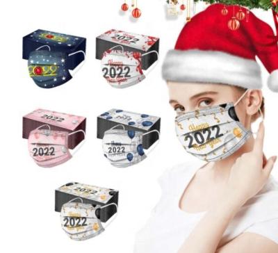 China New Year 2022 Bandanas 2022 Maskes Maskes Dustproof Adjustable Class For Girl Boys for sale