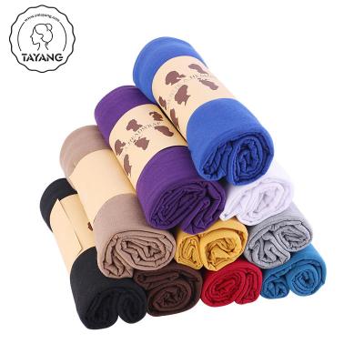 China Low MOQ Amazon Hot Selling Solid Color Print Head Wraps African Master Package Main Pack For Women Custom Headband Spa Head Wrap for sale