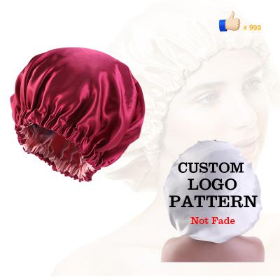 China High Quality Low MOQ High Quality Free Shipping Women's Silk Satin Hair Accessories Hood With Custom Logo for sale