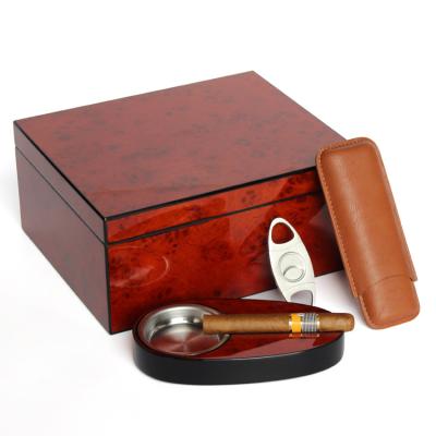 China Custom desk wood zigarren boveda cigar tobacco charutos fuke maker mahogany cedar wood cigar box humidor for sale