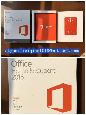 China MS Office 2013 Home Student (HS) , 2016 HS, office 2010 HS  Key Code ,PKC, Retail Box with DVD for sale